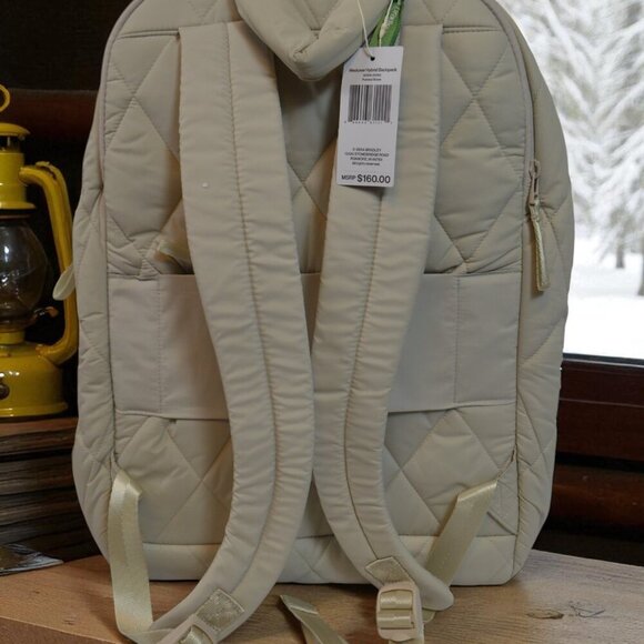 New with Tags Vera Bradley Featherweight Bancroft Backpack in Pumice Stone - Picture 5 of 6
